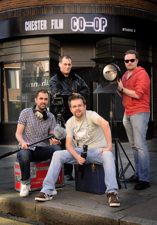 Four of the Film Chester team (L-R) Nathan Head, Dan Fox, Mark Smith and Mark Ellingham