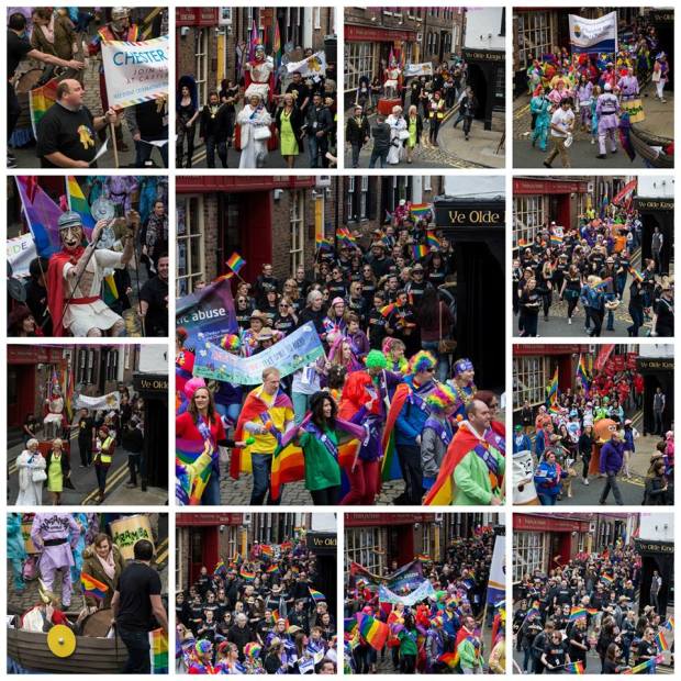 A montage of shots from Chester Pride 2015, courtesy of Fox Squirrel Photography