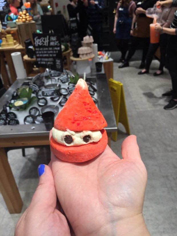 It's Father Christmas at Lush Photo: Angela Ferguson