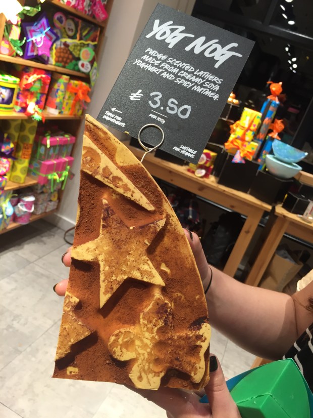 Lush's Yog Nog soap Photo: Angela Ferguson