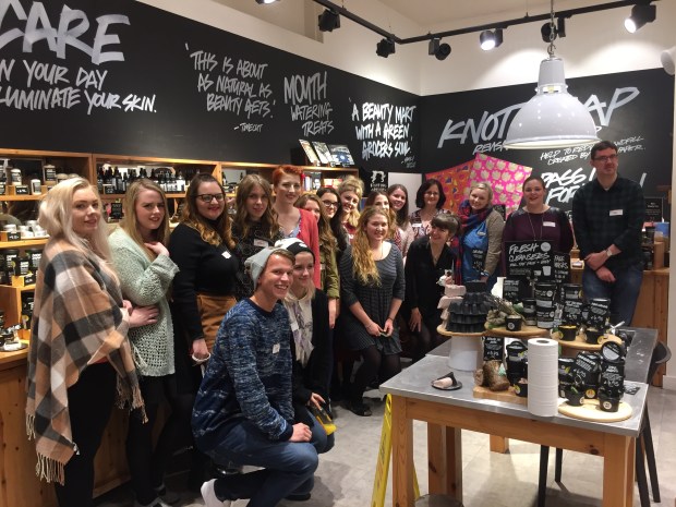 Beauty bloggers at the Lush festive showcase event Photo: We Are Chester