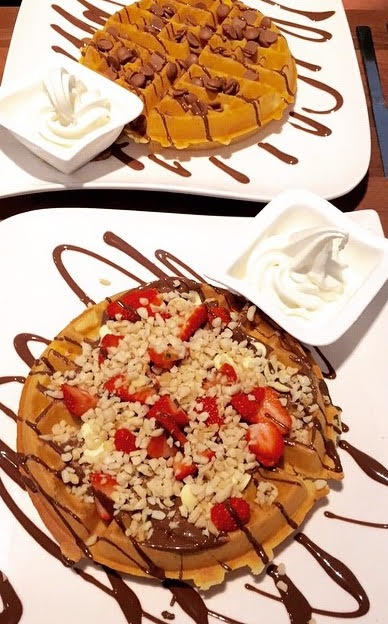 Tempting delights at Off The Waffle in Chester Photo: Holly Price
