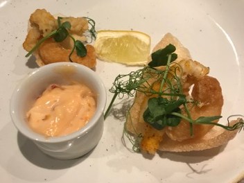 red lion calamari and prawns